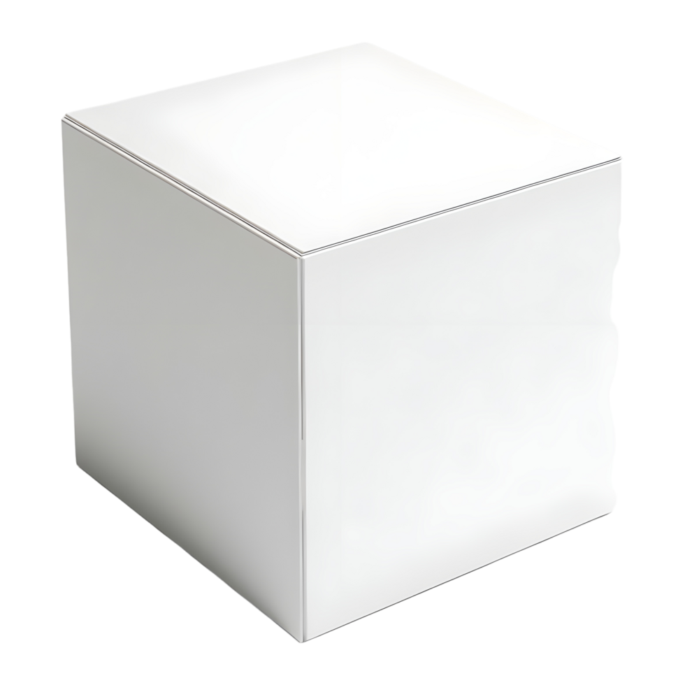 Blank Empty Square Box on Transparent background - png