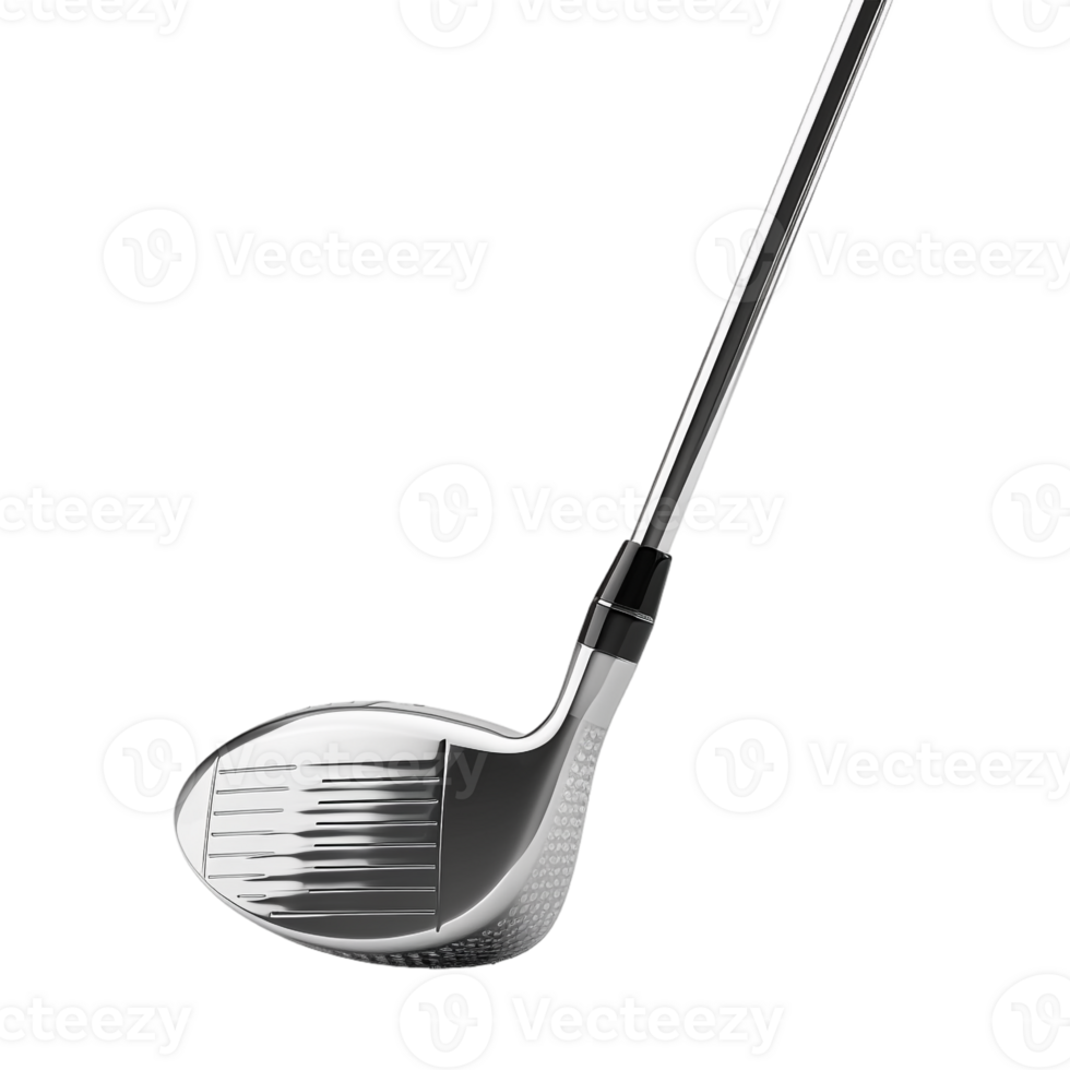 3D Rendering of a Golf Bat on Transparent Background - png