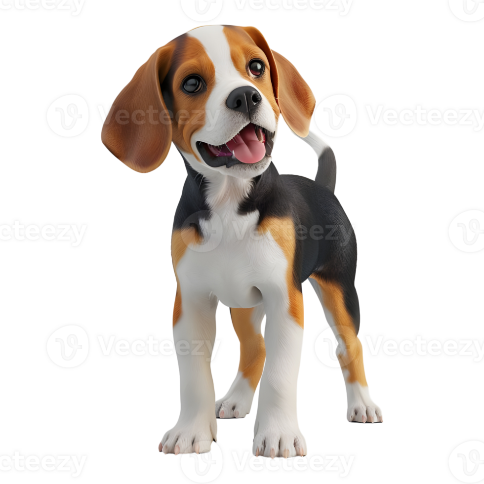 Brown Dog Sitting on Transparent background - png