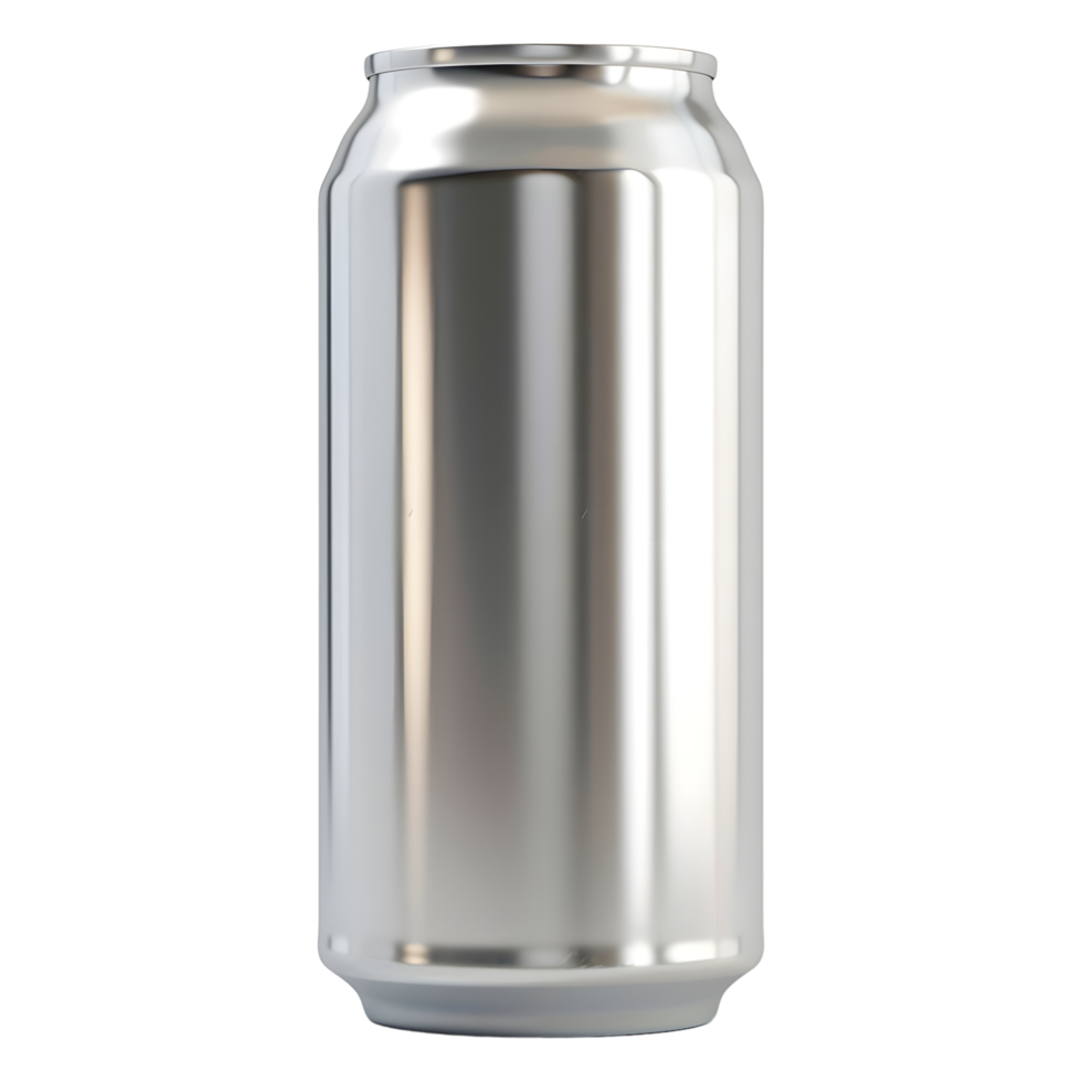 Soft Drink Tin pack on Transparent background - png