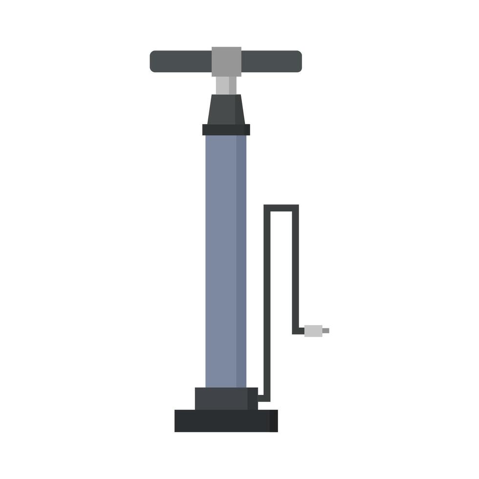 Bike pump illustrated in vector
