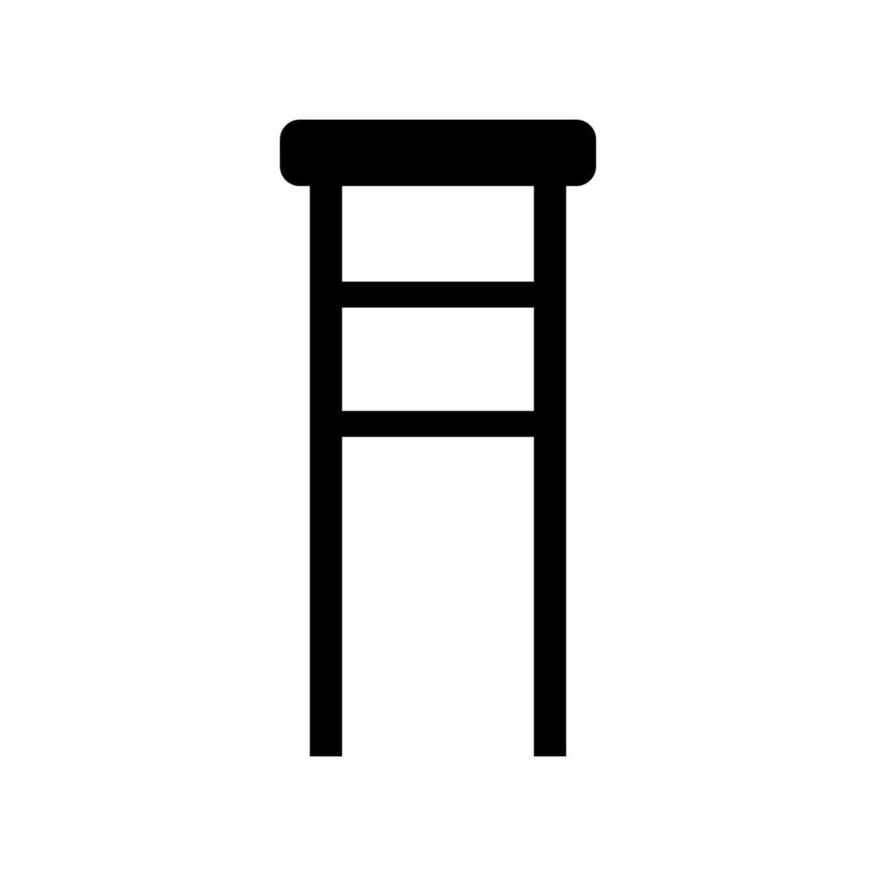 Bar stool icon on white background vector