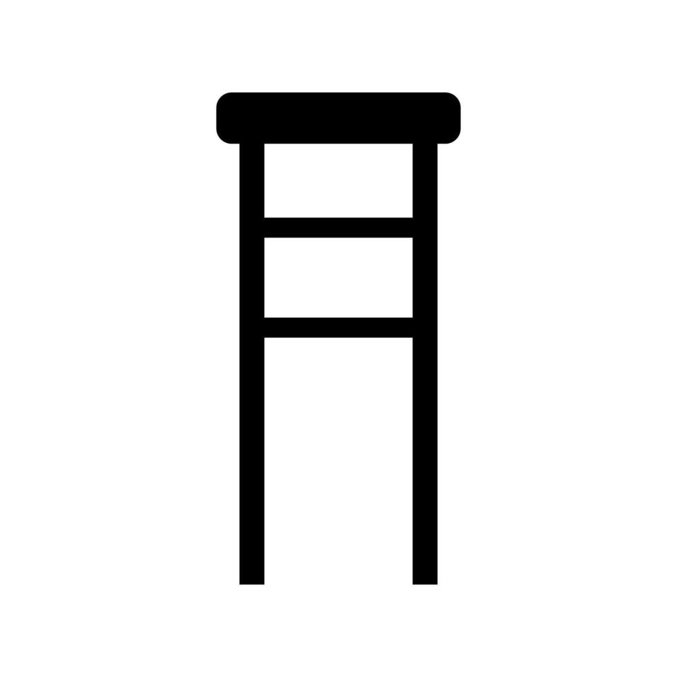 Bar stool icon on white background vector