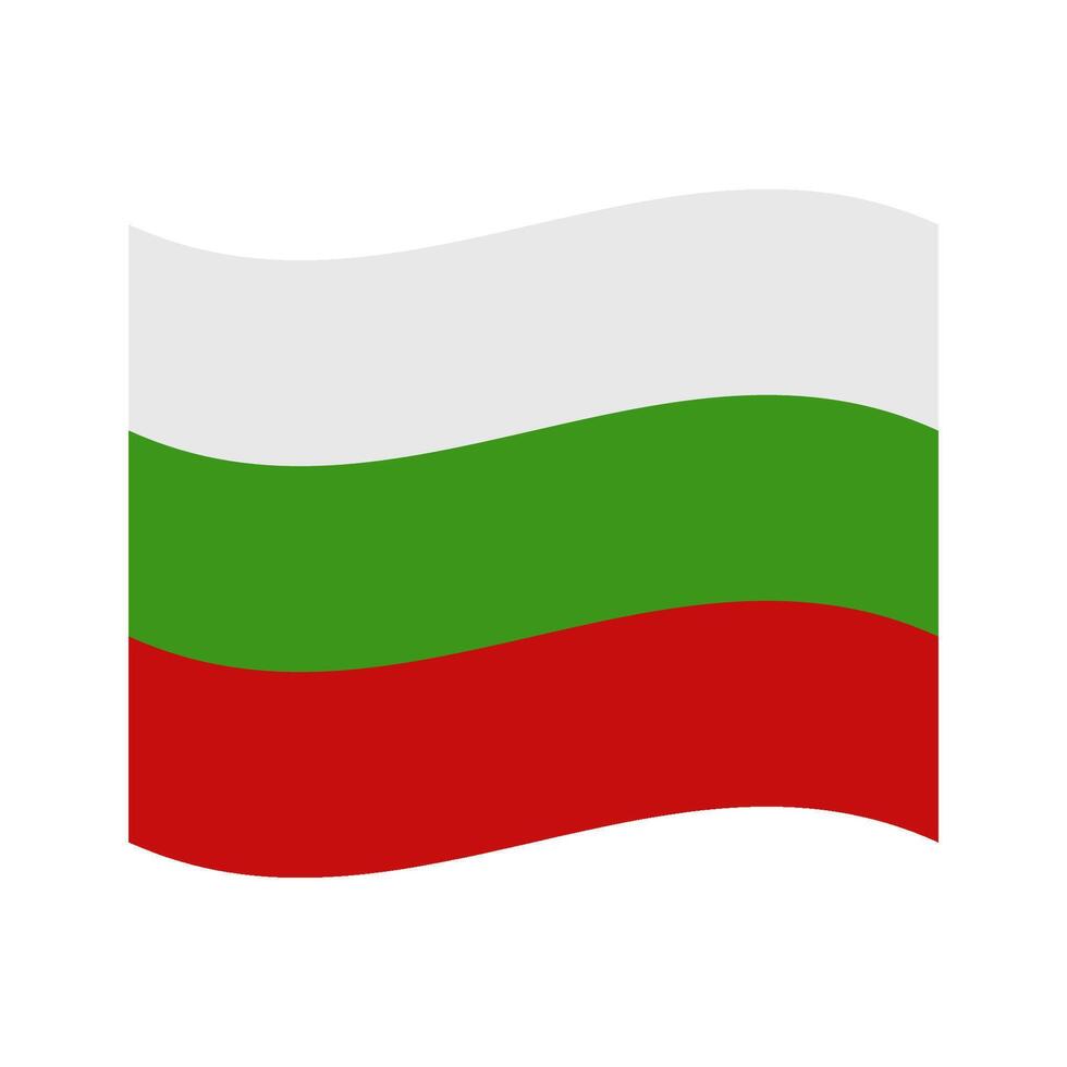 Bulgaria bandera en vector