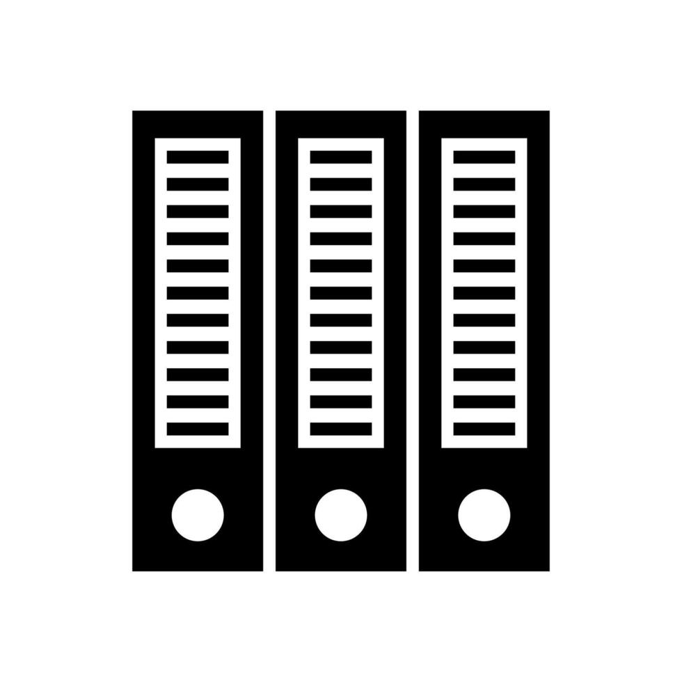 Binder icon on white background vector