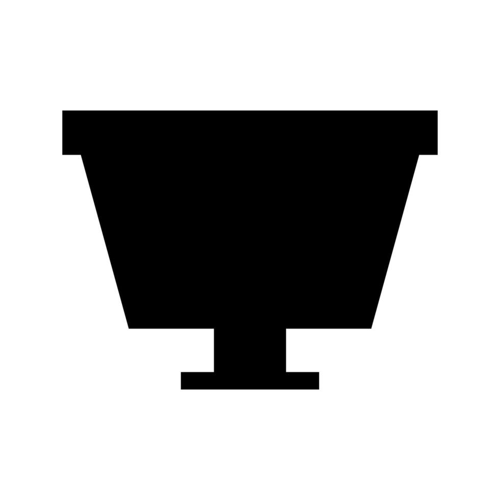 Bowl icon on white background vector