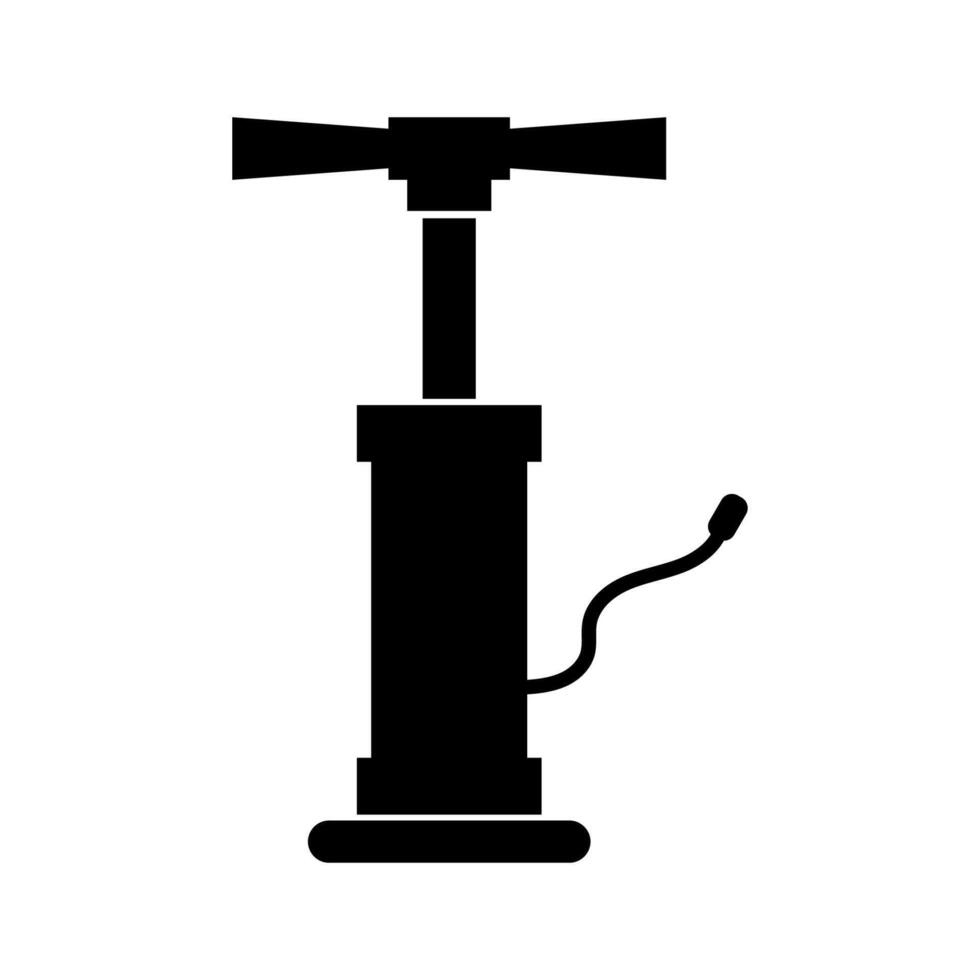 Bike pump icon on white background vector