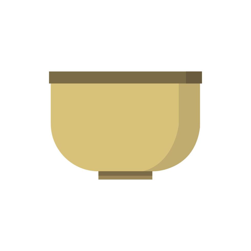 Bowl illustrated in vector