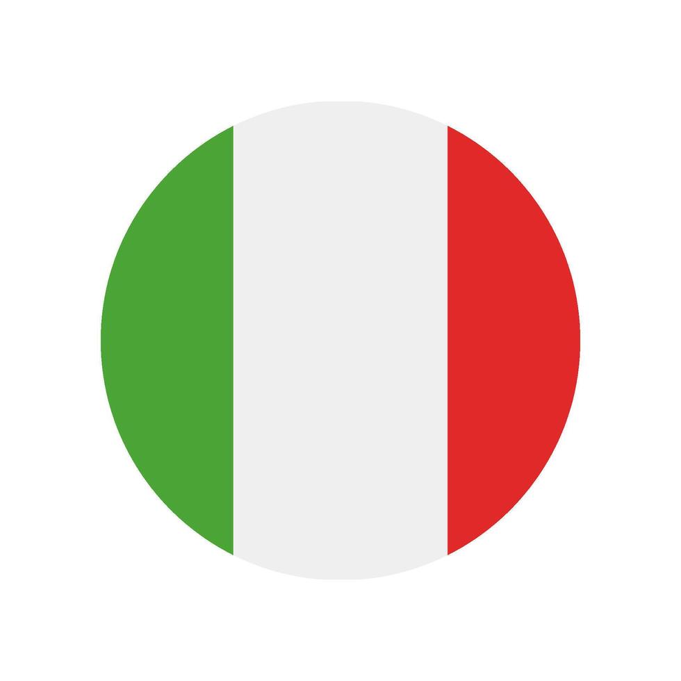 Italia bandera en vector