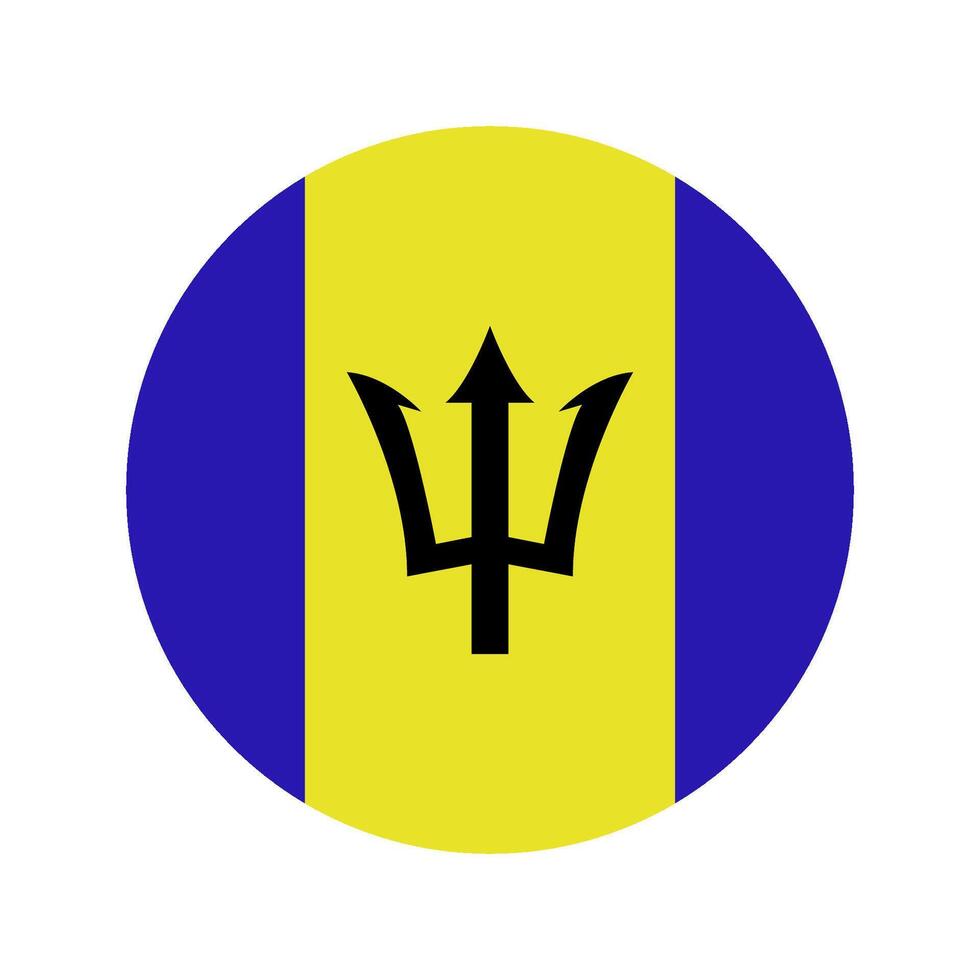 Barbados flag in vector