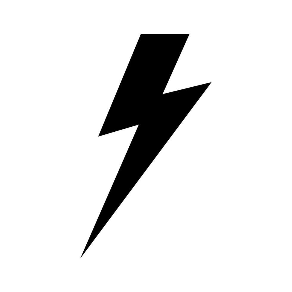 Lightning bolt in vector