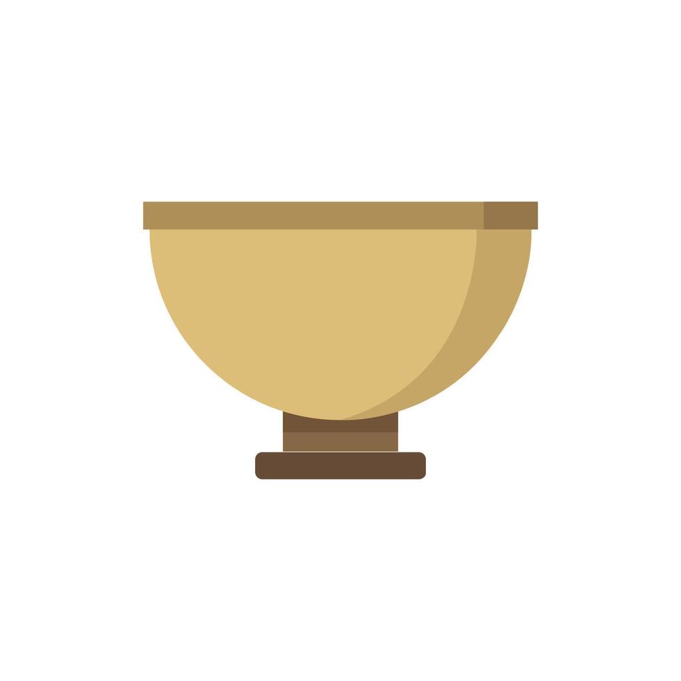 Bowl illustrated in vector