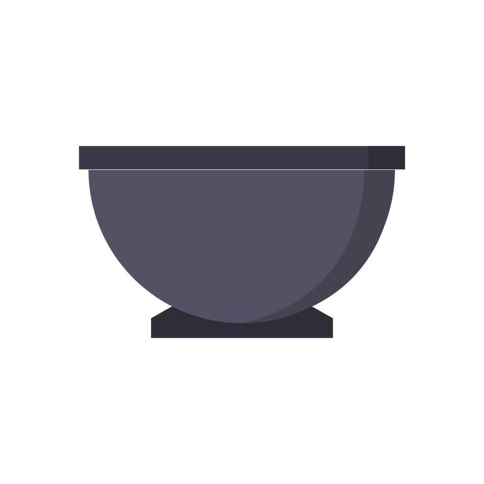 Bowl illustrated in vector