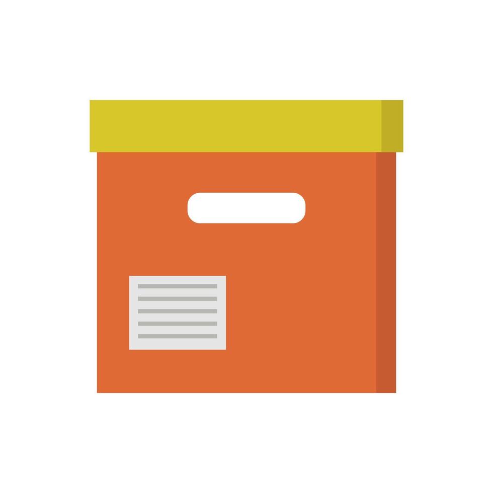 Box illustrated in vector