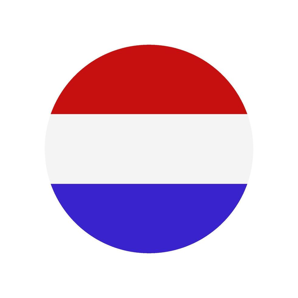 Holanda bandera en vector