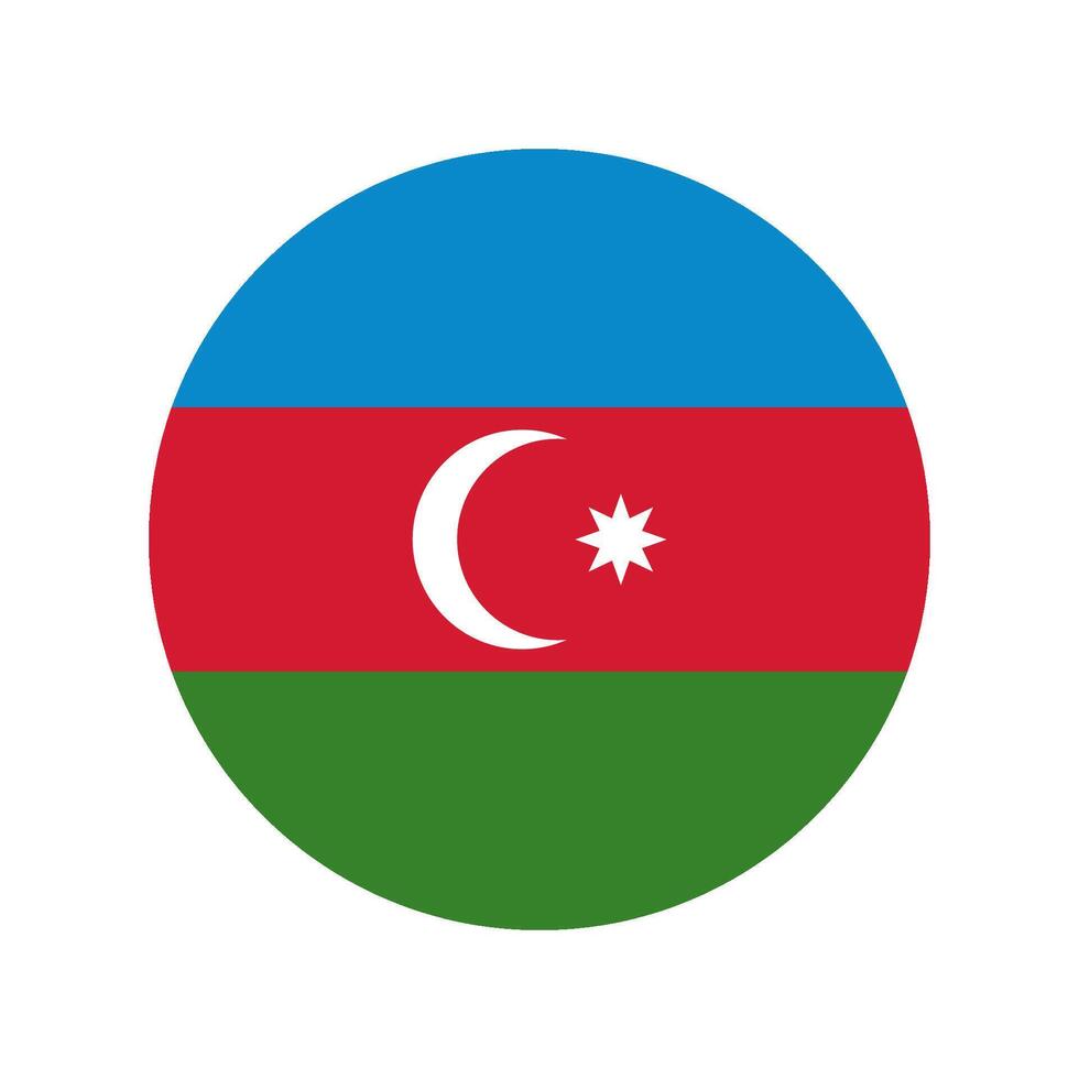 azerbaiyán bandera en vector