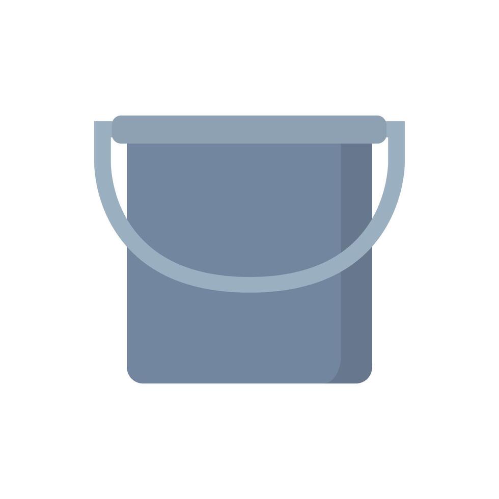 Bucket on white background vector