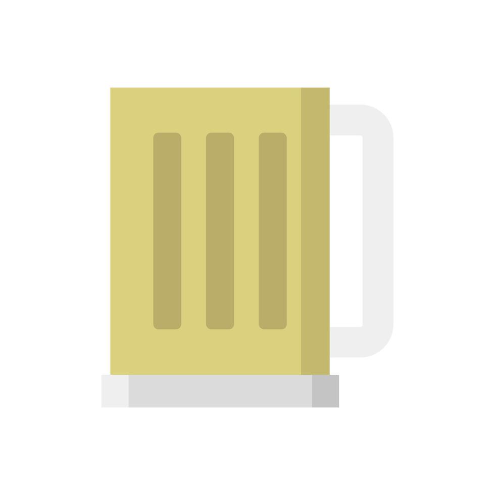 Beer mug illustrated in vector