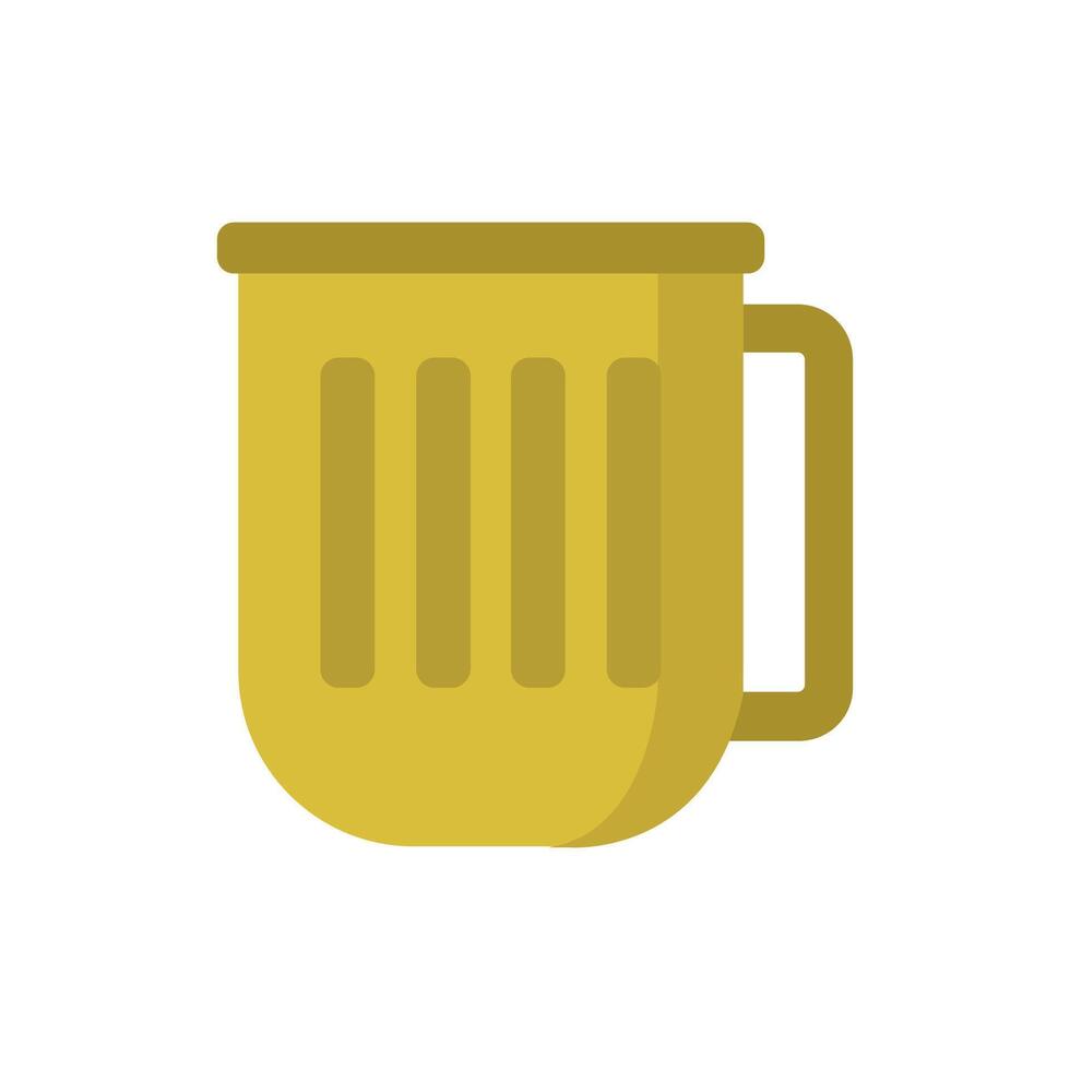 Beer mug illustrated in vector