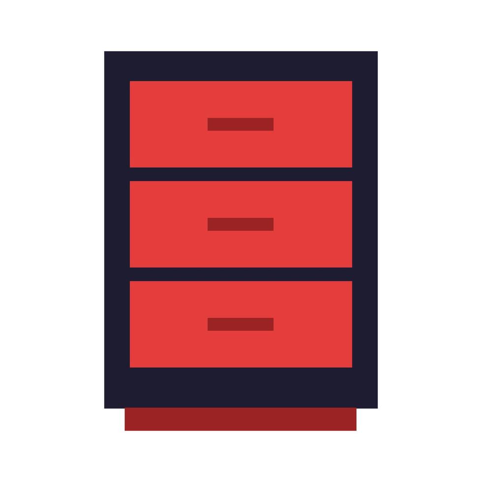 Cabinet illustrated in vector