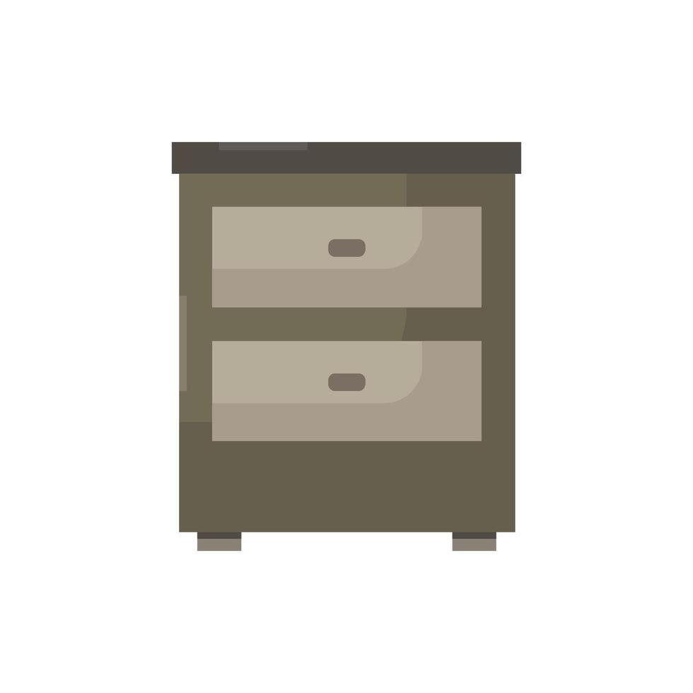 Cabinet illustrated in vector