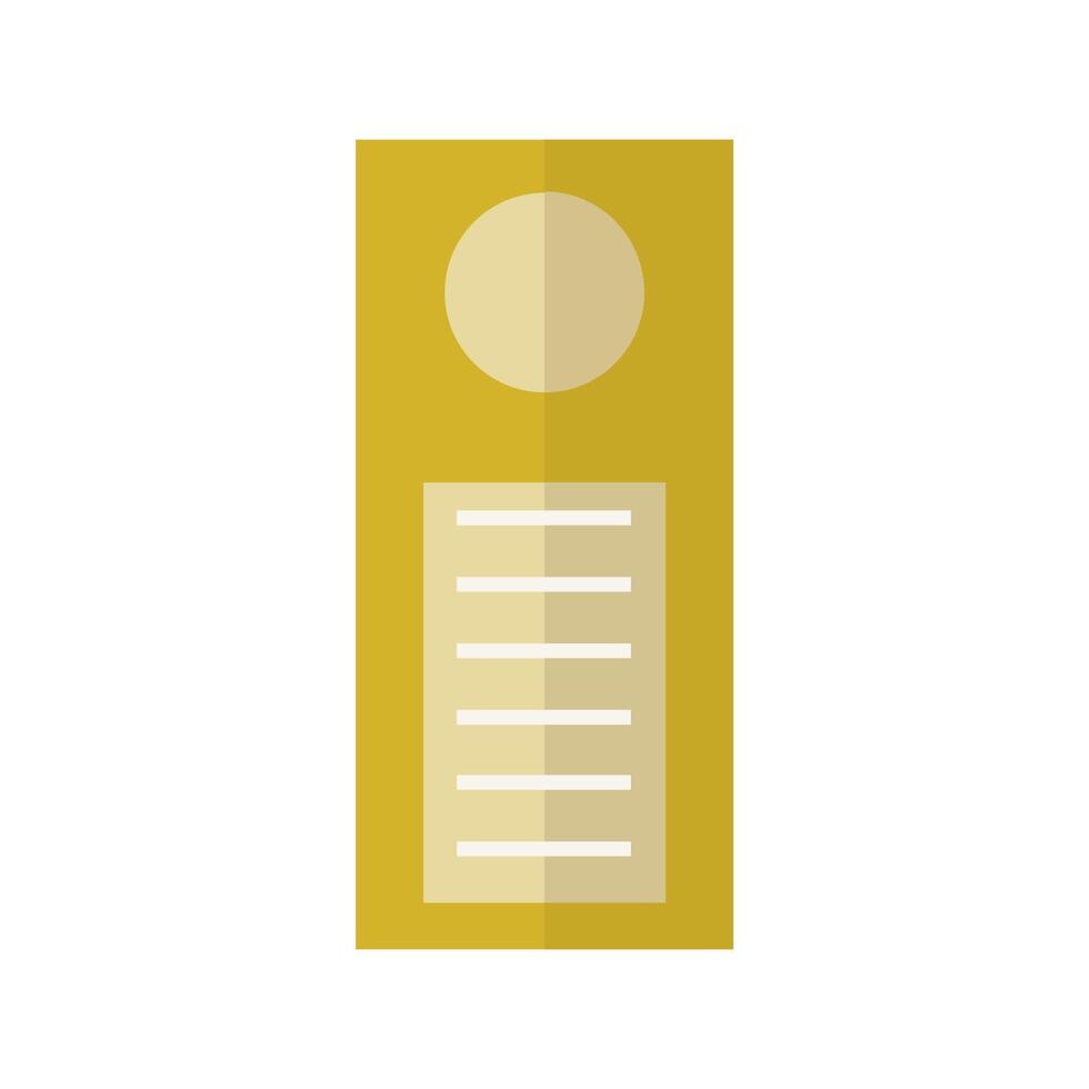 Binder illustrated in vector
