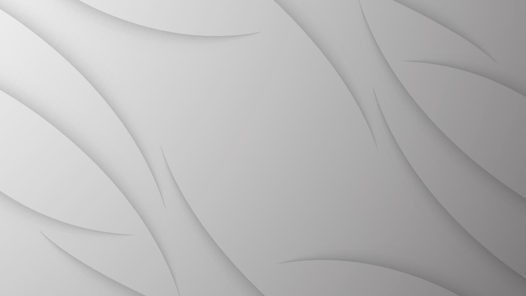Abstract black and white background with incredible shadow curve. Template design for business presentation, UI, invitation card. vector