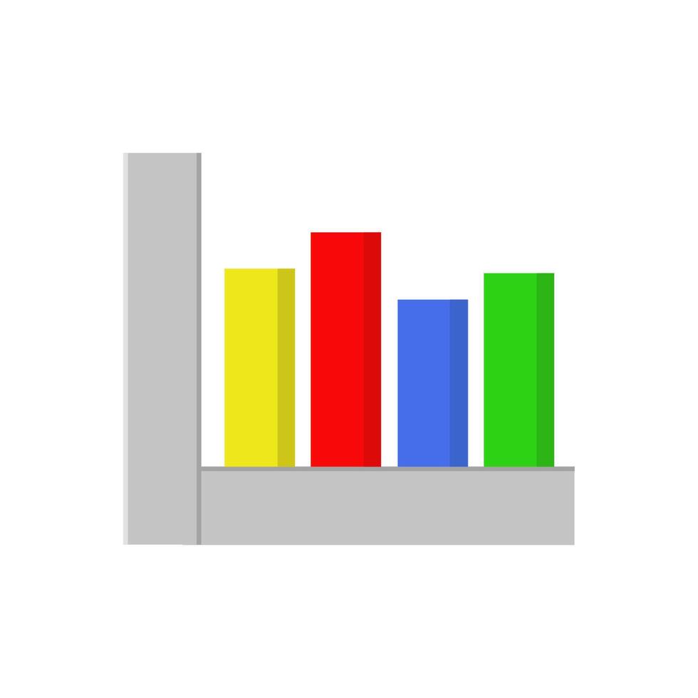 Bar chart in vector