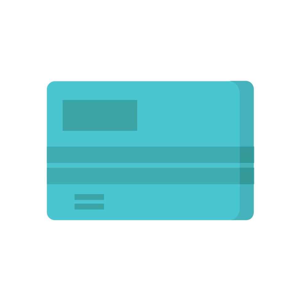 Bank card in vector