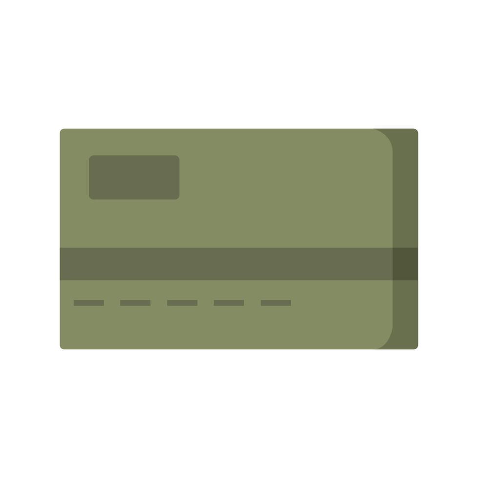Bank card in vector