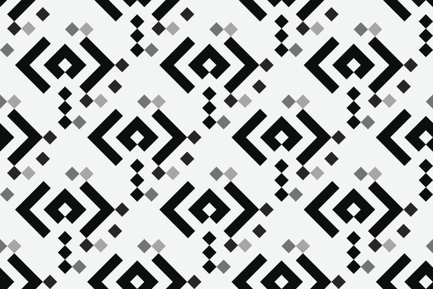 Retro black and white geometric pattern background, abstract square lines art. Trendy bauhaus pattern backgrounds vector