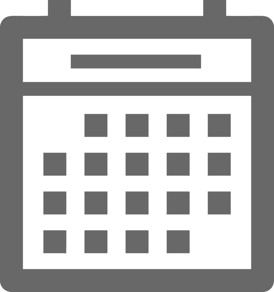 Calendar Icon symbol image vector