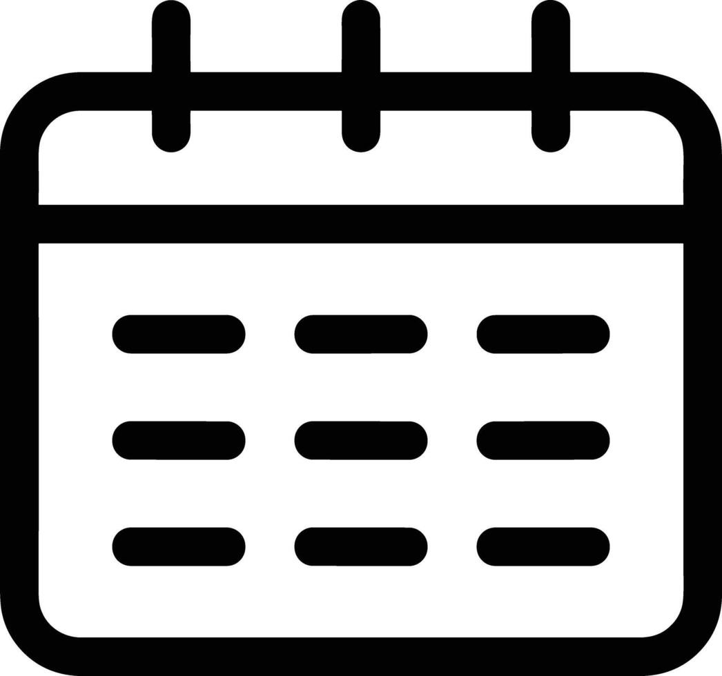 Calendar Icon symbol image vector