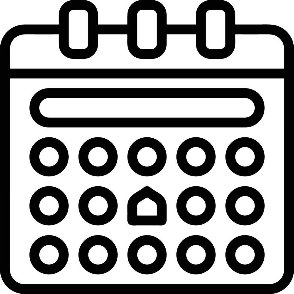 Calendar Icon symbol image vector