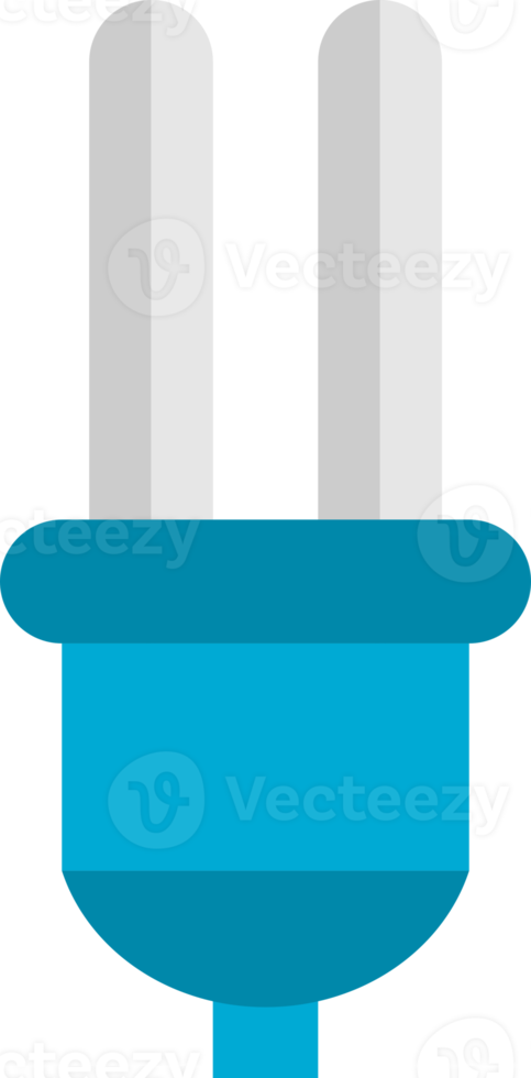 electric CFL light bulb icon png