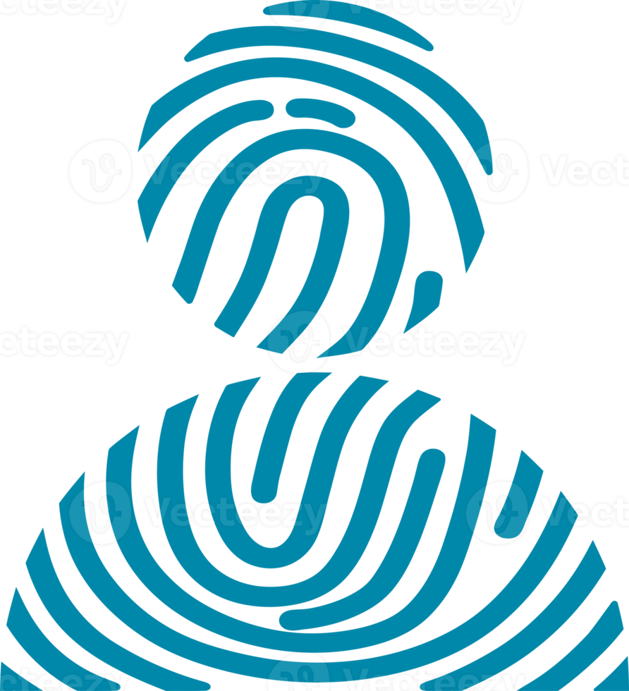 fingerprint people sign icon png