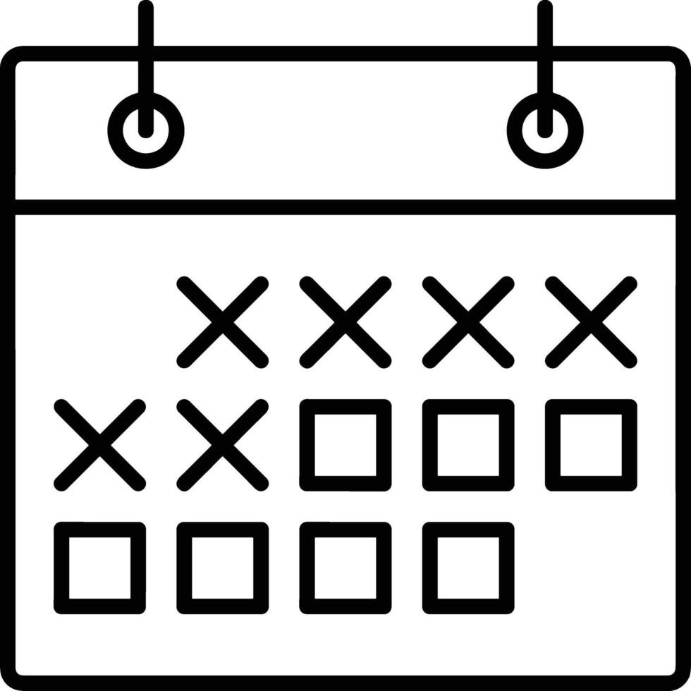 Calendar Icon symbol image vector