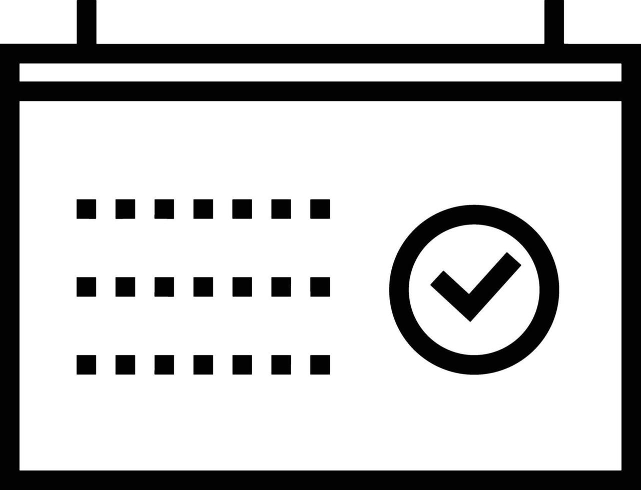 Calendar Icon symbol image vector