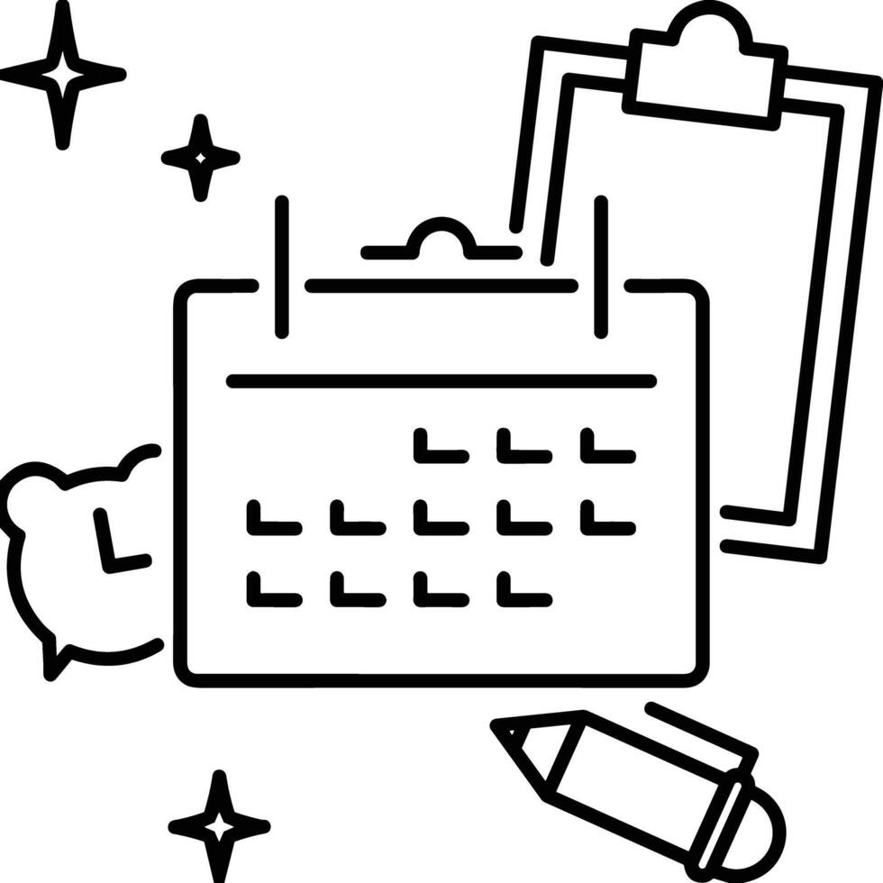Calendar Icon symbol image vector