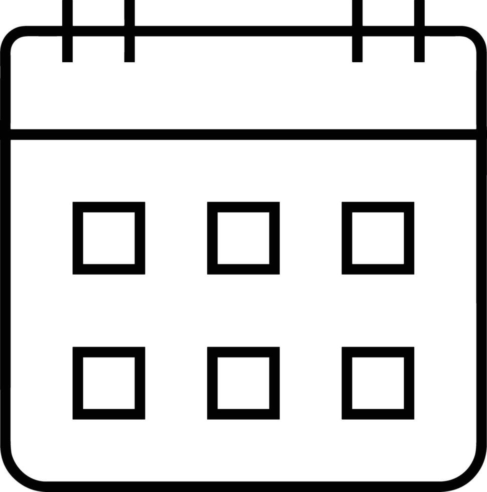 Calendar Icon symbol image vector