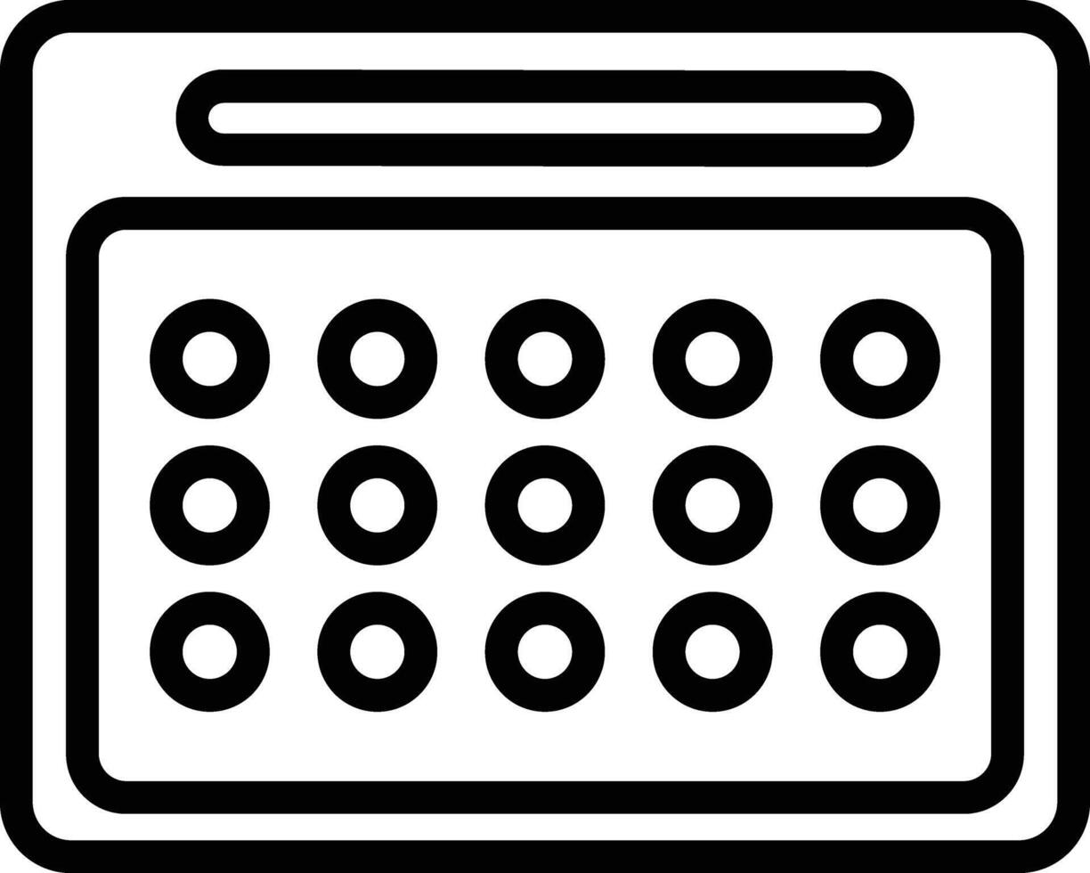 Calendar Icon symbol image vector