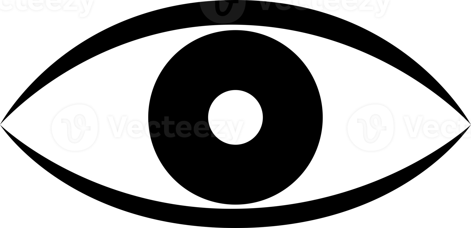 Black eye human icon png