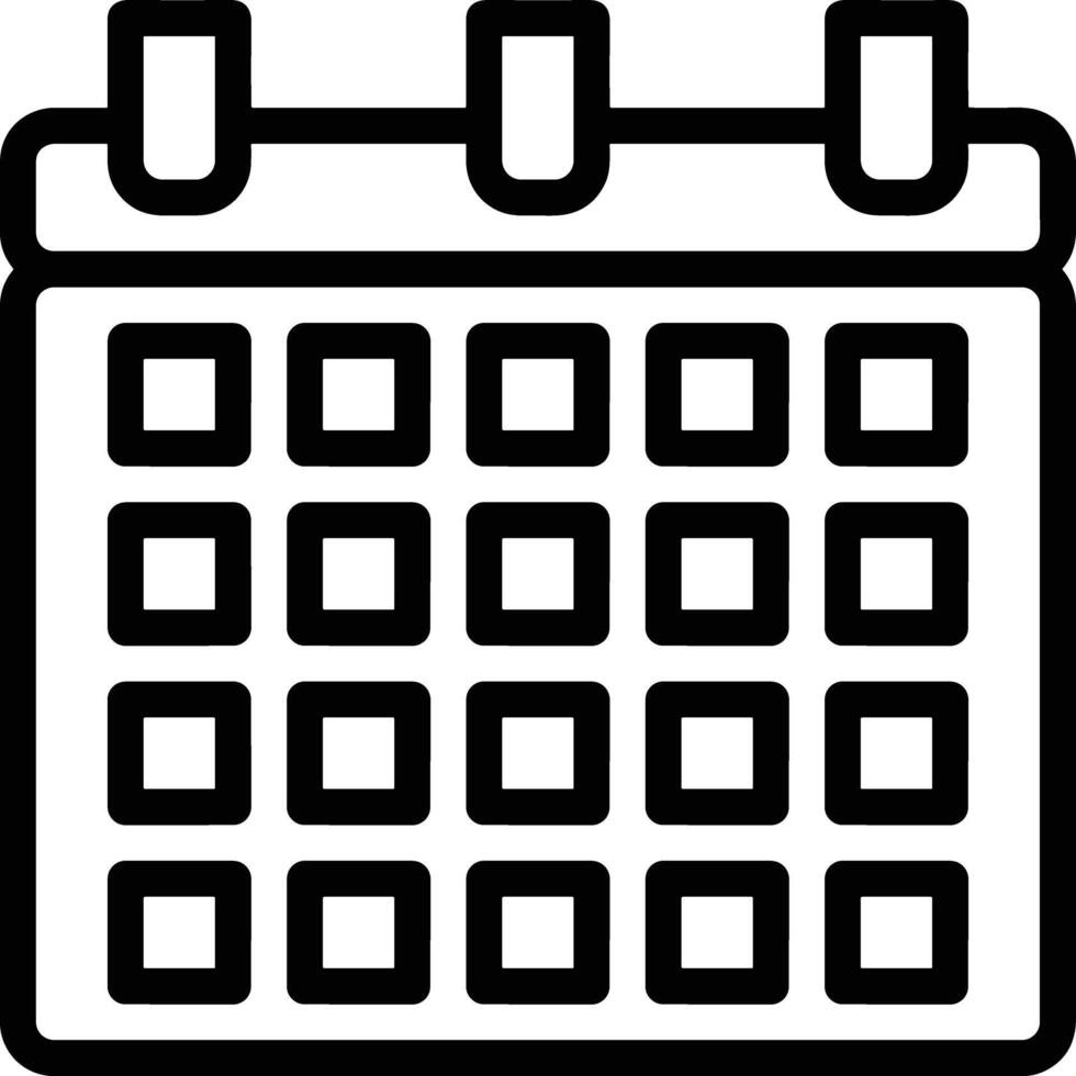 Calendar Icon symbol image vector