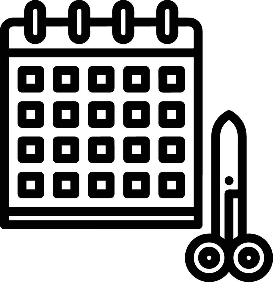 Calendar Icon symbol image vector