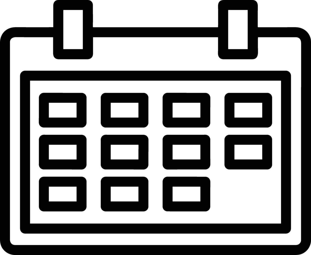 Calendar Icon symbol image vector