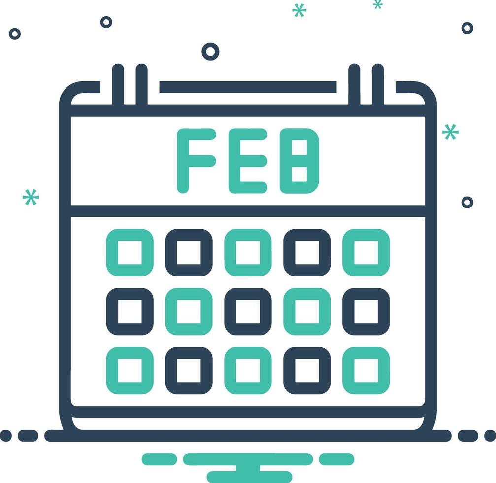 Calendar Icon symbol image vector