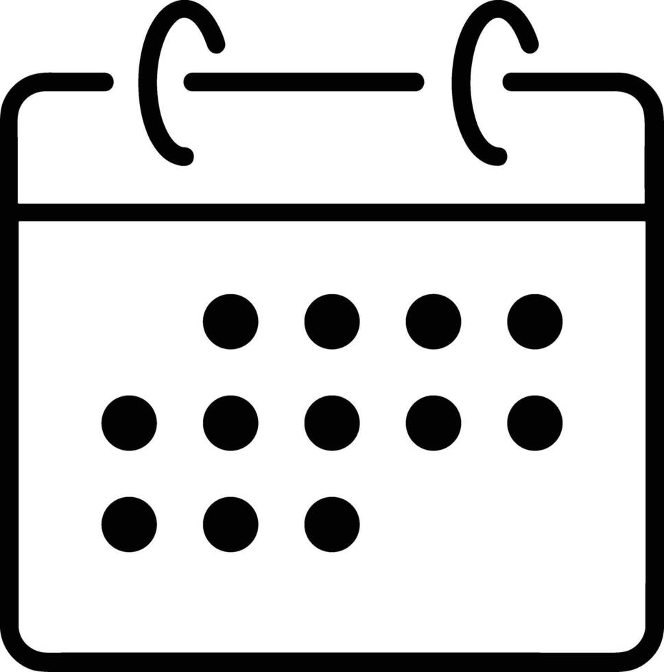 Calendar Icon symbol image vector