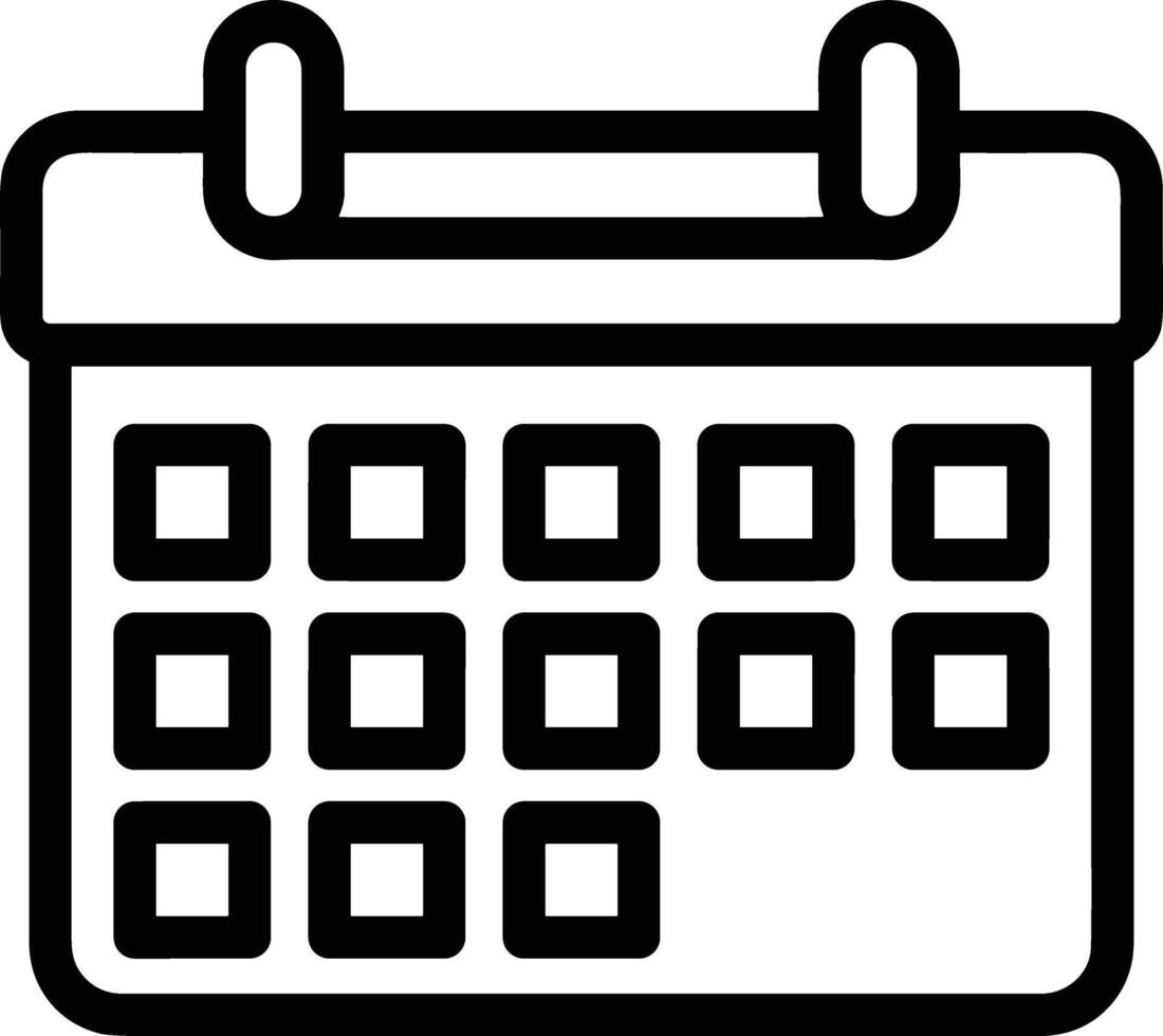 Calendar Icon symbol image vector