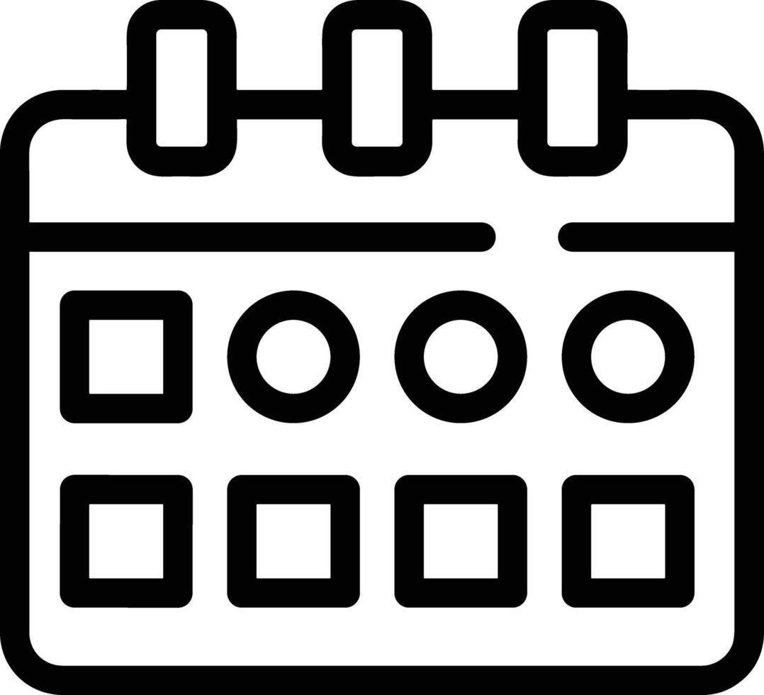 Calendar Icon symbol image vector