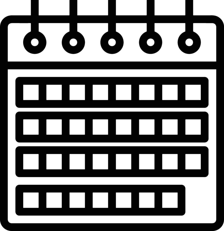 Calendar Icon symbol image vector